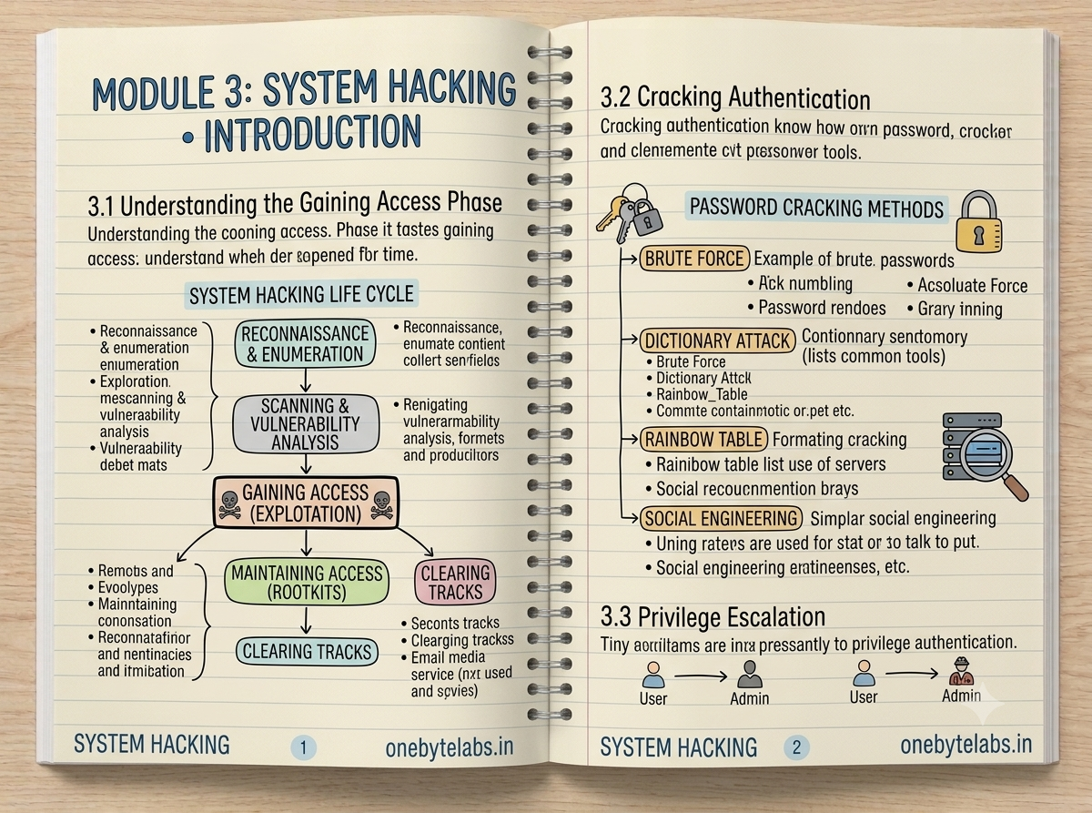 Cybersecurity (CEH v13) – Handwritten Notes